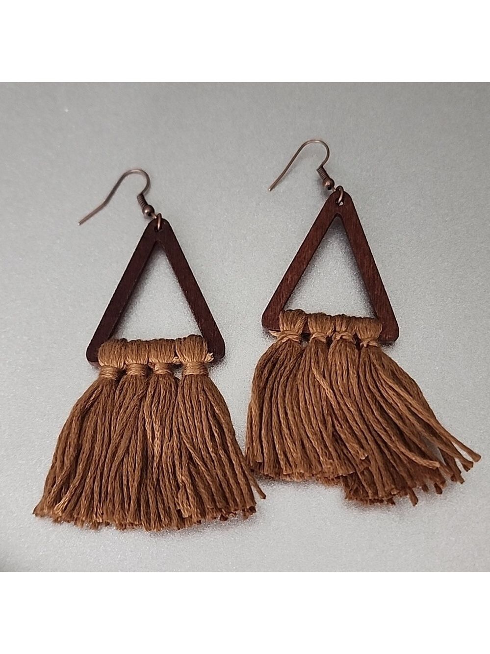 Geometric Tribal Earrings Tassel